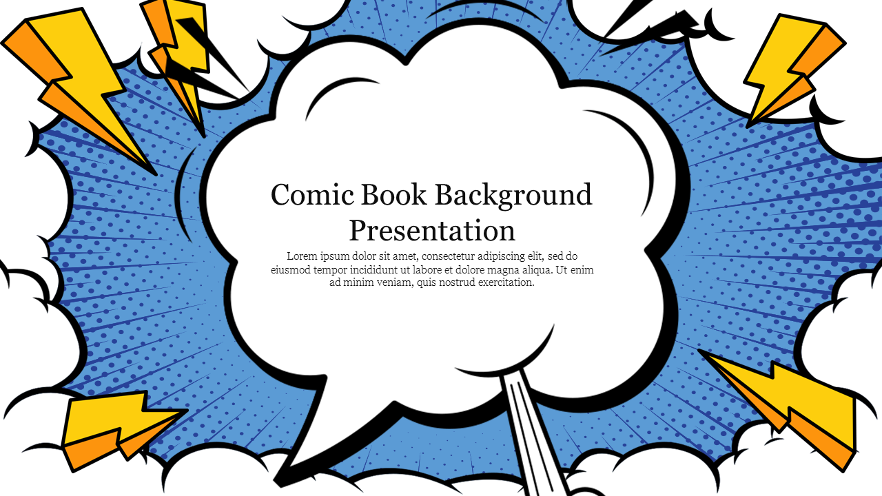 Comic Book Background Presentation